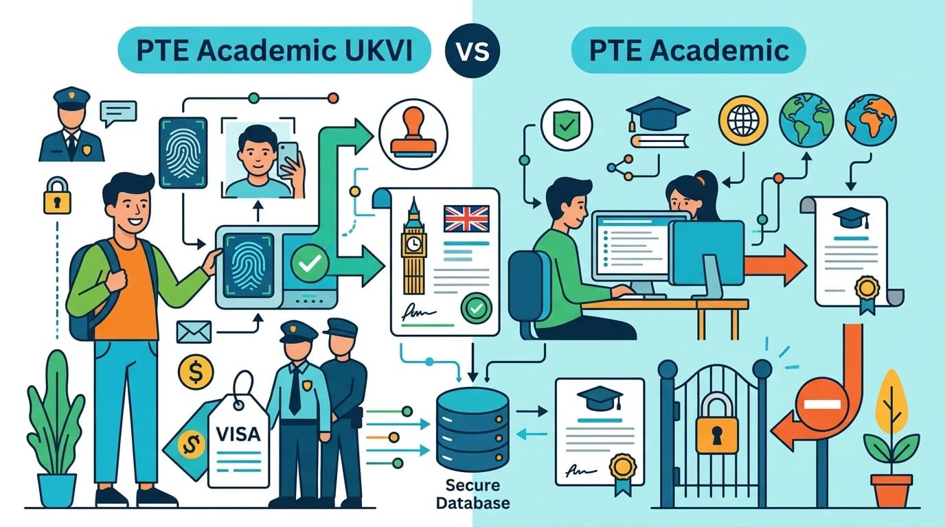 PTE Academic UKVI là gì và 3 khác biệt sống còn so với PTE thường?