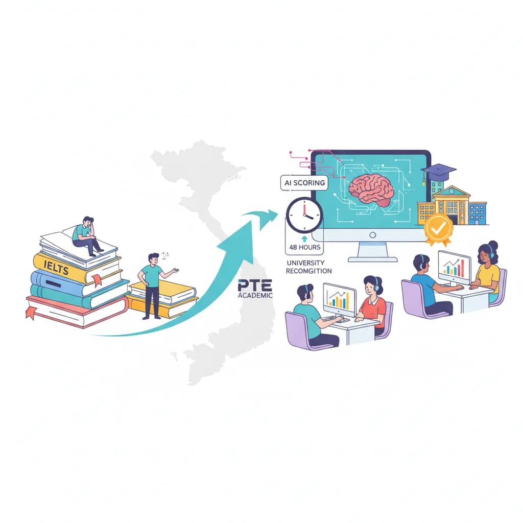 Chứng chỉ PTE Academic đang dần thay thế IELTS tại Việt Nam như thế nào?